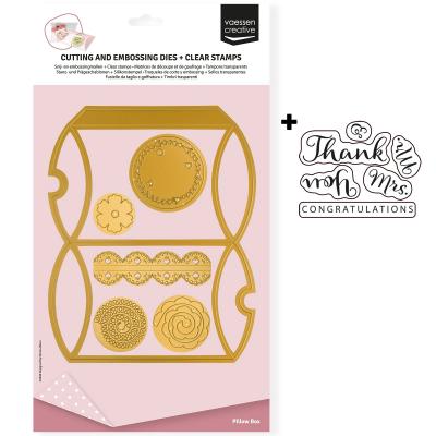 Vaessen Creative Stamps & Dies - Kissenschachtel